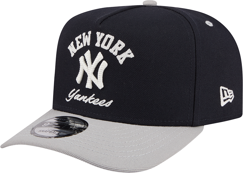 New York Yankees New Era Arched Navy A-Frame 9FIFTY Snapback Hat