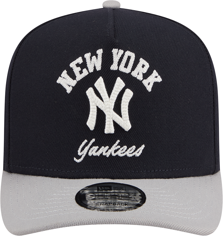 New York Yankees New Era Arched Navy A-Frame 9FIFTY Snapback Hat