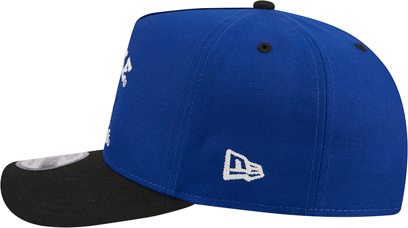 Duke Blue Devils New Era Blue A-Frame 9FIFTY Snapback Hat-Mascot Logo - Pro Jersey Sports