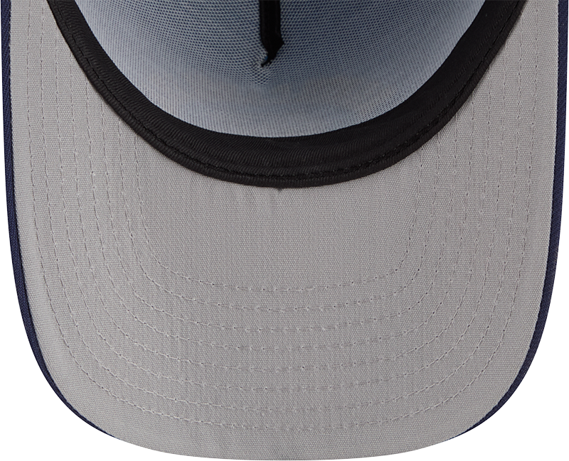 North Carolina Tar Heels New Era Blue A-Frame 9FIFTY Snapback Hat-Foot Logo - Pro Jersey Sports