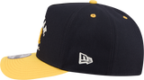 Michigan Wolverines New Era Arched Navy A-Frame 9FIFTY Snapback Hat - Pro Jersey Sports