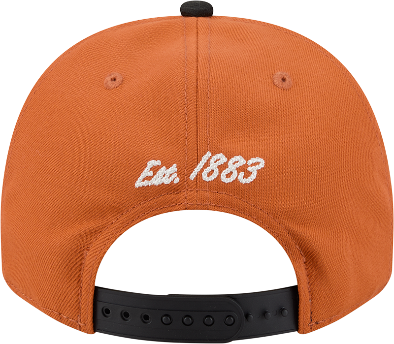 Texas Longhorns New Era Arched Burnt Orange A-Frame 9FIFTY Snapback Hat - Pro Jersey Sports