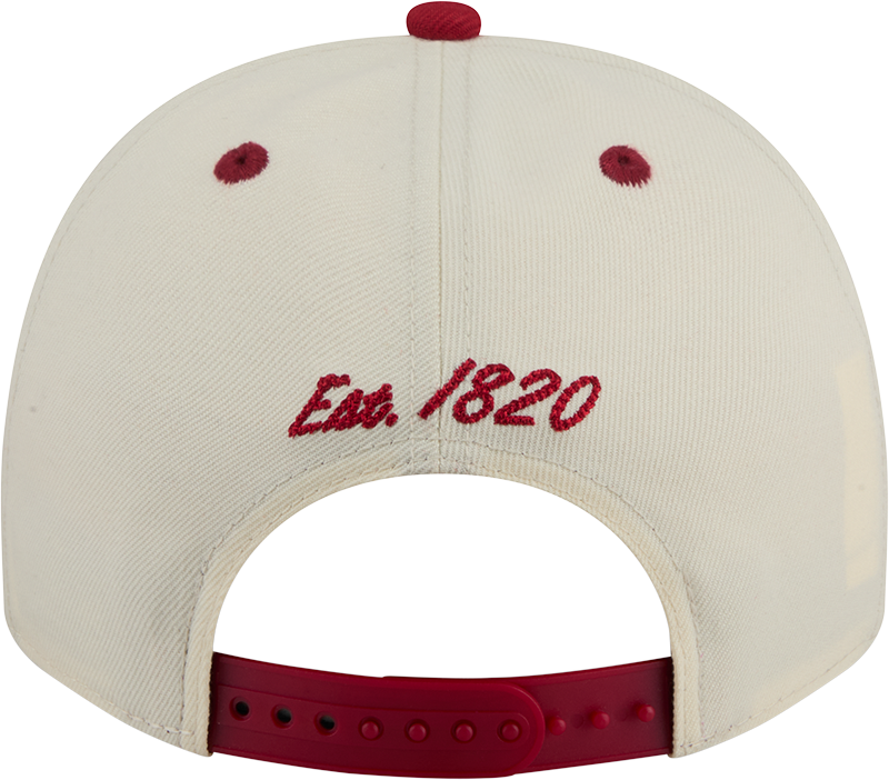 Indiana Hoosiers New Era Arched Ivory A-Frame 9FIFTY Snapback Hat - Pro Jersey Sports