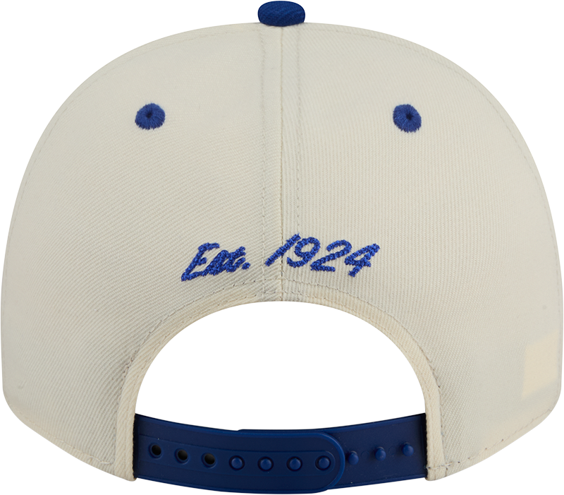 Duke Blue Devils New Era Arched Ivory A-Frame 9FIFTY Snapback Hat - Pro Jersey Sports