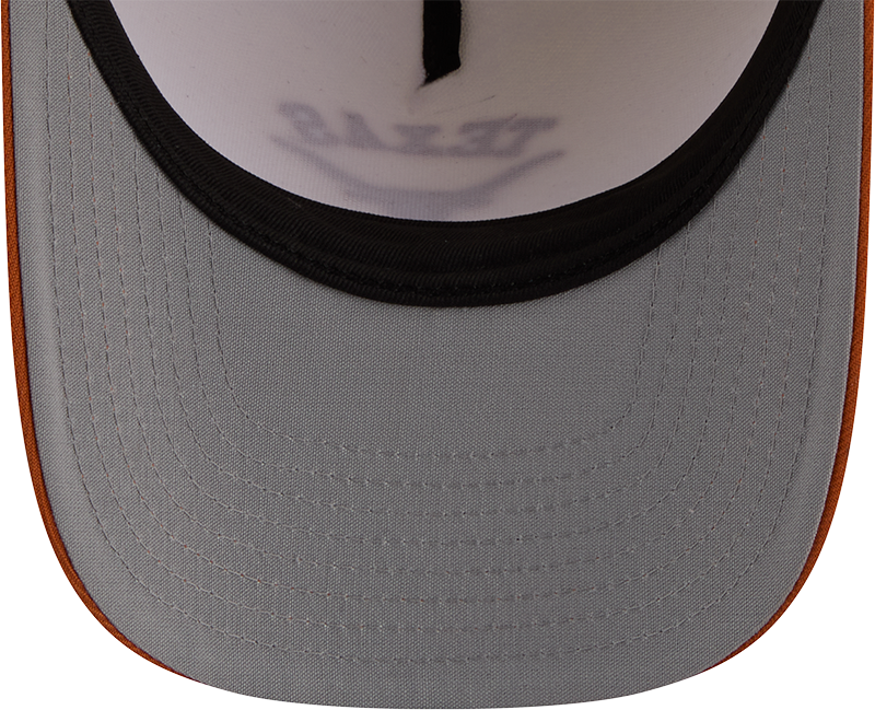 Texas Longhorns New Era Arched Ivory A-Frame 9FIFTY Snapback Hat - Pro Jersey Sports