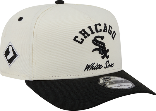 Chicago White Sox New Era Arched Ivory A-Frame 9FIFTY Snapback Hat