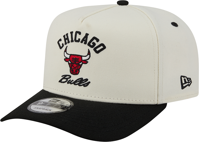 Chicago Bulls New Era Arched Ivory A-Frame 9FIFTY Snapback Hat