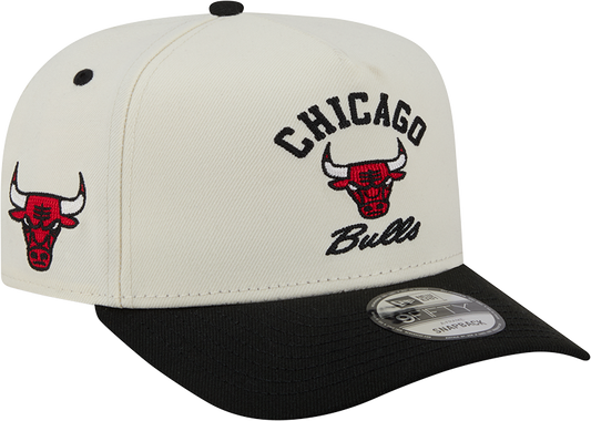 Chicago Bulls New Era Arched Ivory A-Frame 9FIFTY Snapback Hat
