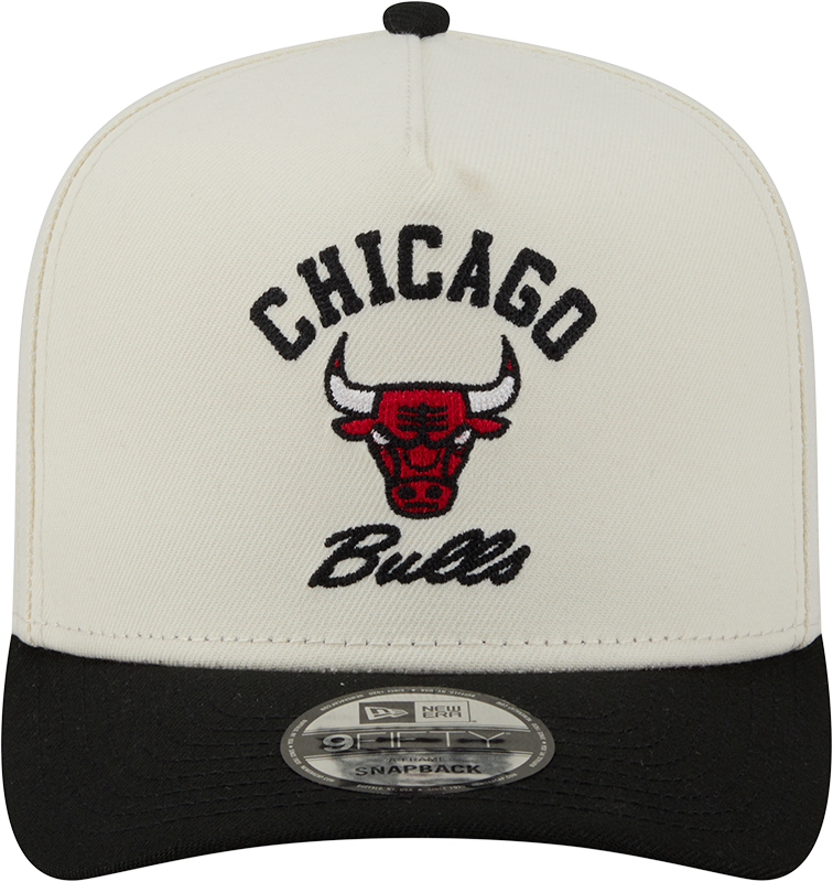 Chicago Bulls New Era Arched Ivory A-Frame 9FIFTY Snapback Hat