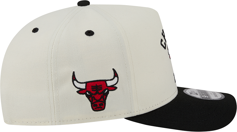 Chicago Bulls New Era Arched Ivory A-Frame 9FIFTY Snapback Hat