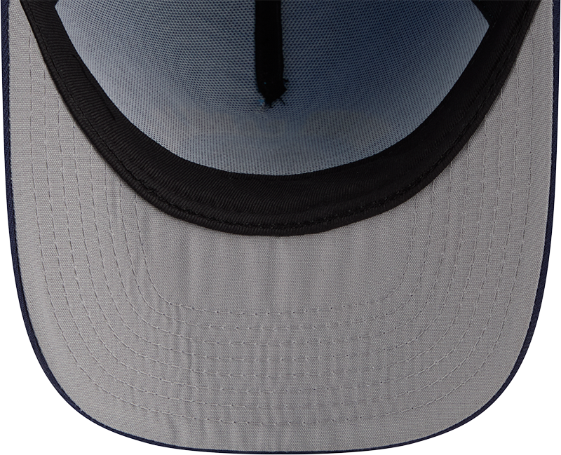 North Carolina Tar Heels New Era Blue A-Frame 9FIFTY Snapback Hat-Mascot Logo - Pro Jersey Sports