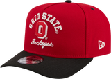 Ohio State Buckeyes New Era Arched Red A-Frame 9FIFTY Snapback Hat - Pro Jersey Sports