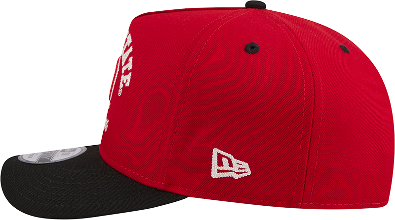 Ohio State Buckeyes New Era Arched Red A-Frame 9FIFTY Snapback Hat - Pro Jersey Sports