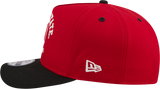 Ohio State Buckeyes New Era Arched Red A-Frame 9FIFTY Snapback Hat - Pro Jersey Sports
