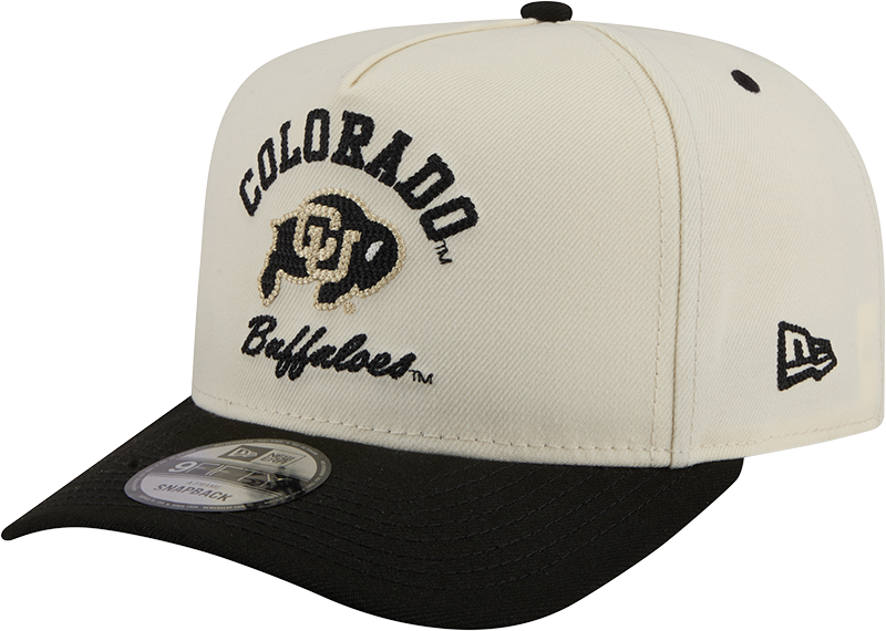 Colorado Buffaloes New Era Arched Ivory A-Frame 9FIFTY Snapback Hat - Pro Jersey Sports