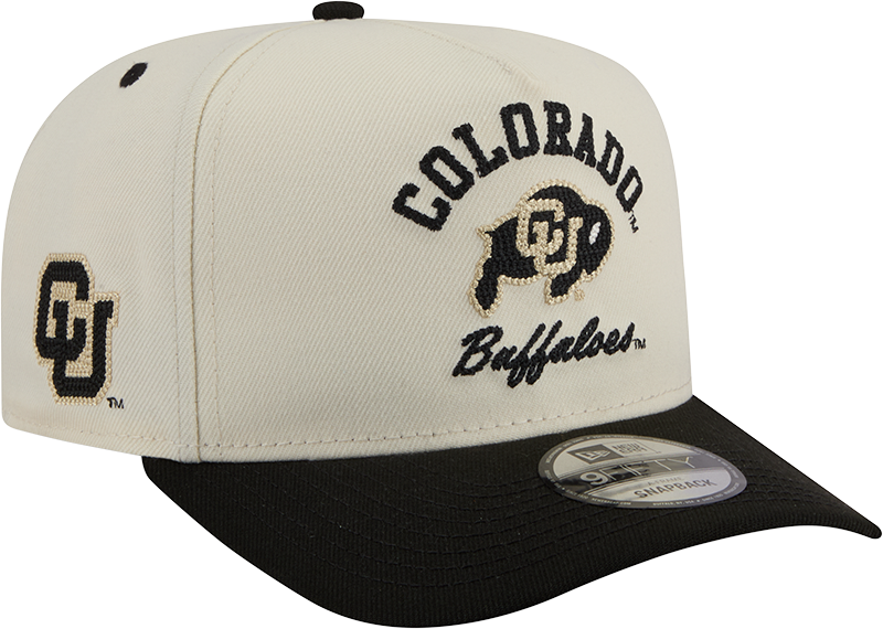 Colorado Buffaloes New Era Arched Ivory A-Frame 9FIFTY Snapback Hat - Pro Jersey Sports