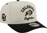 Colorado Buffaloes New Era Arched Ivory A-Frame 9FIFTY Snapback Hat - Pro Jersey Sports