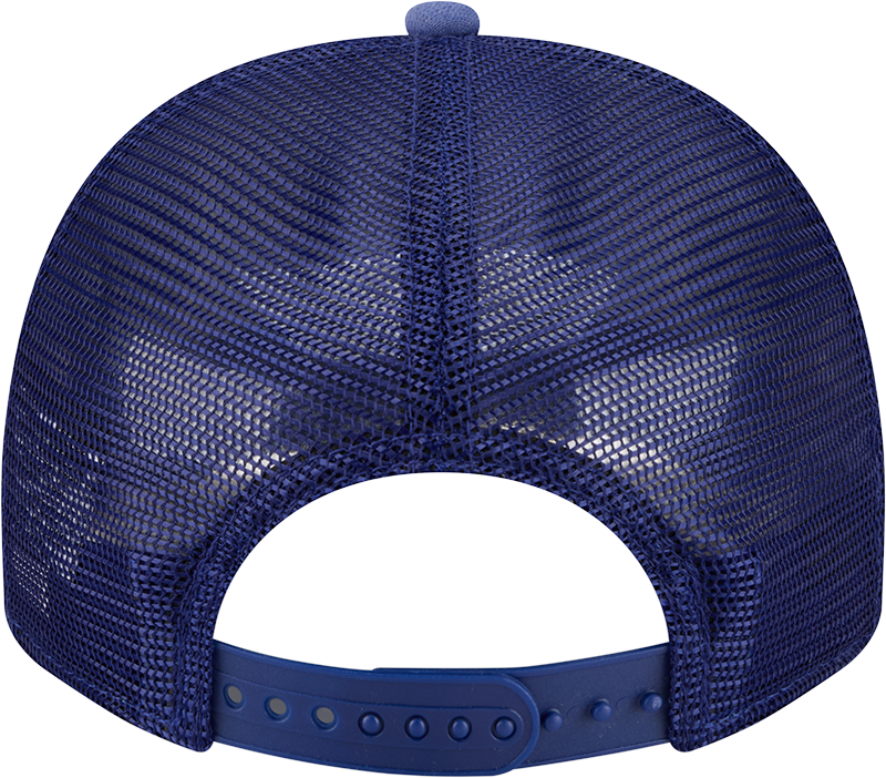 Los Angeles Dodgers New Era Blue Worn A-Frame 9FIFTY Trucker Snapback Hat
