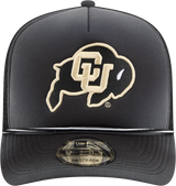 Colorado Buffaloes New Era Black Fade Rope 9FIFTY A-FRAME Trucker Snapback Hat - Pro Jersey Sports