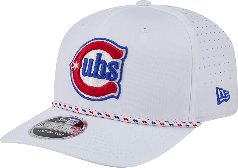 Chicago Cubs New Era 2nd Alternate White Sport Rope 9SEVENTY Stretch Snap Adjustable Hat