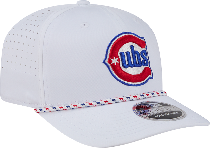 Chicago Cubs New Era 2nd Alternate White Sport Rope 9SEVENTY Stretch Snap Adjustable Hat