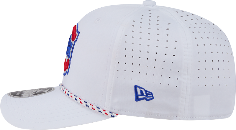 Chicago Cubs New Era 2nd Alternate White Sport Rope 9SEVENTY Stretch Snap Adjustable Hat