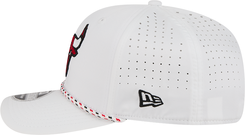 Chicago Bulls New Era White Sport Rope 9SEVENTY Stretch Snap Adjustable Hat