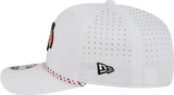Chicago Blackhawks New Era White Rope 9SEVENTY Stretch-Snap Adjustable Hat - Pro Jersey Sports