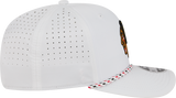 Chicago Blackhawks New Era White Rope 9SEVENTY Stretch-Snap Adjustable Hat - Pro Jersey Sports
