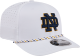 Notre Dame Fighting Irish New Era Team White Rope 9SEVENTY Stretch-Snap Adjustable Hat - Pro Jersey Sports
