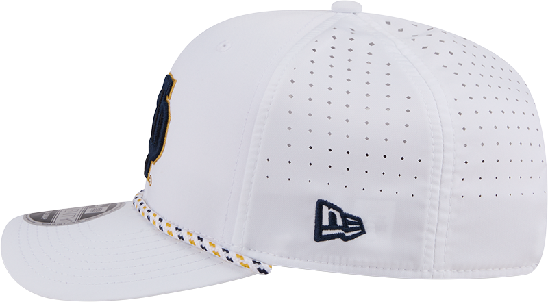 Notre Dame Fighting Irish New Era Team White Rope 9SEVENTY Stretch-Snap Adjustable Hat - Pro Jersey Sports