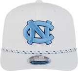 North Carolina Tar Heels New Era Team White Rope 9SEVENTY Stretch-Snap Adjustable Hat - Pro Jersey Sports