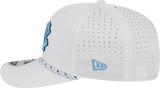 North Carolina Tar Heels New Era Team White Rope 9SEVENTY Stretch-Snap Adjustable Hat - Pro Jersey Sports