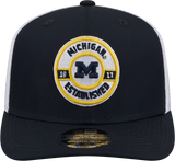Men's Michigan Wolverines New Era Navy/White 9SEVENTY Trucker Stretch Snap Hat - Pro Jersey Sports
