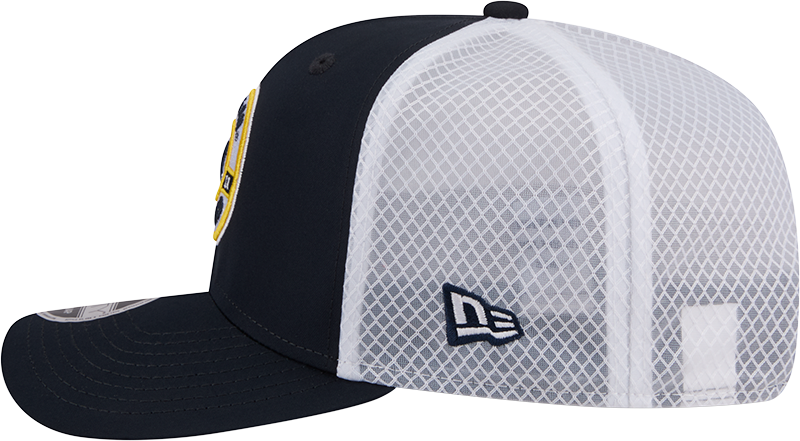 Men's Michigan Wolverines New Era Navy/White 9SEVENTY Trucker Stretch Snap Hat - Pro Jersey Sports