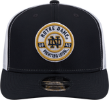 Men's Notre Dame Fighting Irish New Era Navy/White 9SEVENTY Trucker Stretch Snap Hat - Pro Jersey Sports