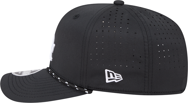 Men's Los Angeles Dodgers New Era Black Performance 9SEVENTY Sport Adjustable Hat