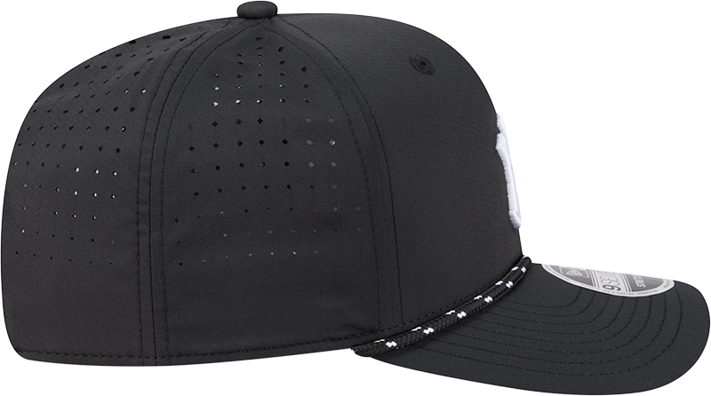 New York Yankees Black Sport Rope 9SEVENTY Stretch Snap Adjustable Hat