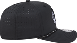 Chicago Blackhawks New Era Black Rope 9SEVENTY Stretch-Snap Adjustable Hat - Pro Jersey Sports