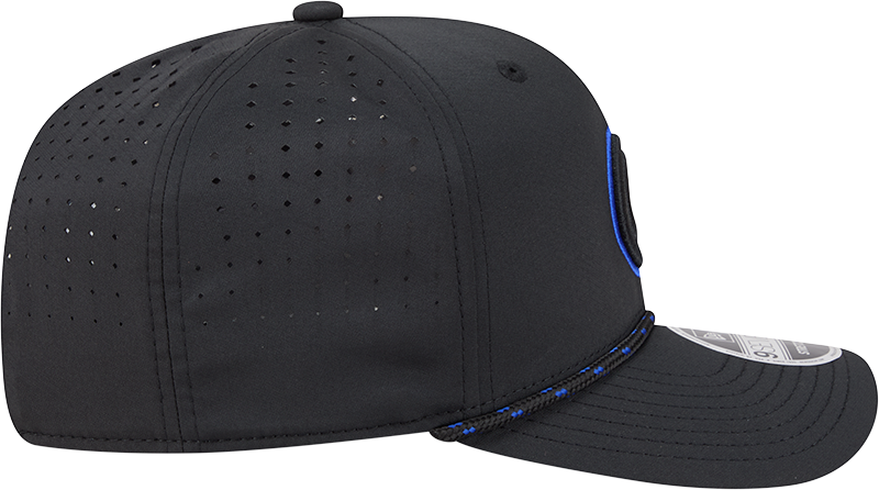 Chicago Cubs New Era Black Bullseye Sport Rope 9SEVENTY Stretch Snap Adjustable Hat