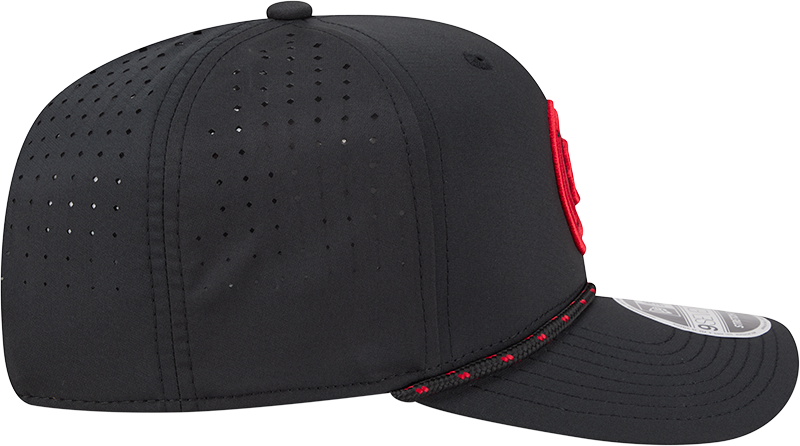 Chicago Fire New Era Black Sport Rope 9SEVENTY Stretch Snap Adjustable Hat