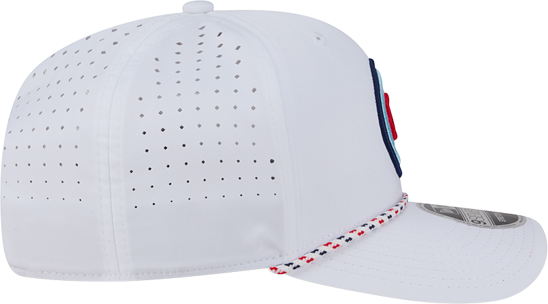 Chicago Fire New Era White Sport Rope 9SEVENTY Stretch Snap Adjustable Hat