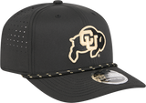 Colorado Buffaloes New Era Black Rope 9SEVENTY Stretch-Snap Adjustable Hat - Pro Jersey Sports
