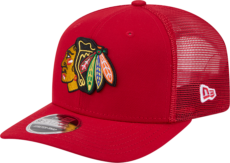 Men's Chicago Blackhawks New Era Red 9SEVENTY Trucker Hat