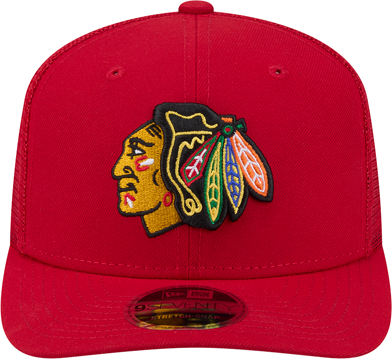 Men's Chicago Blackhawks New Era Red 9SEVENTY Trucker Hat