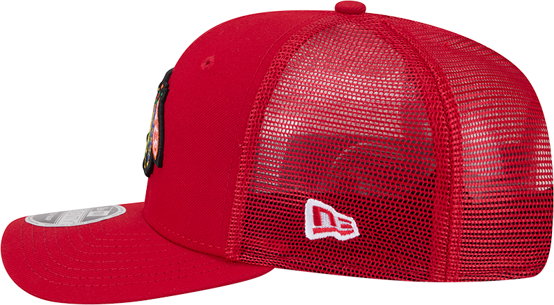 Men's Chicago Blackhawks New Era Red 9SEVENTY Trucker Hat