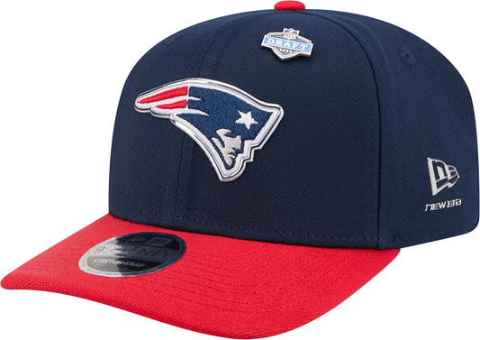 New England Patriots New Era Navy/Red 2026 NFL Draft 9SEVENTY Snapback Adjustable Hat