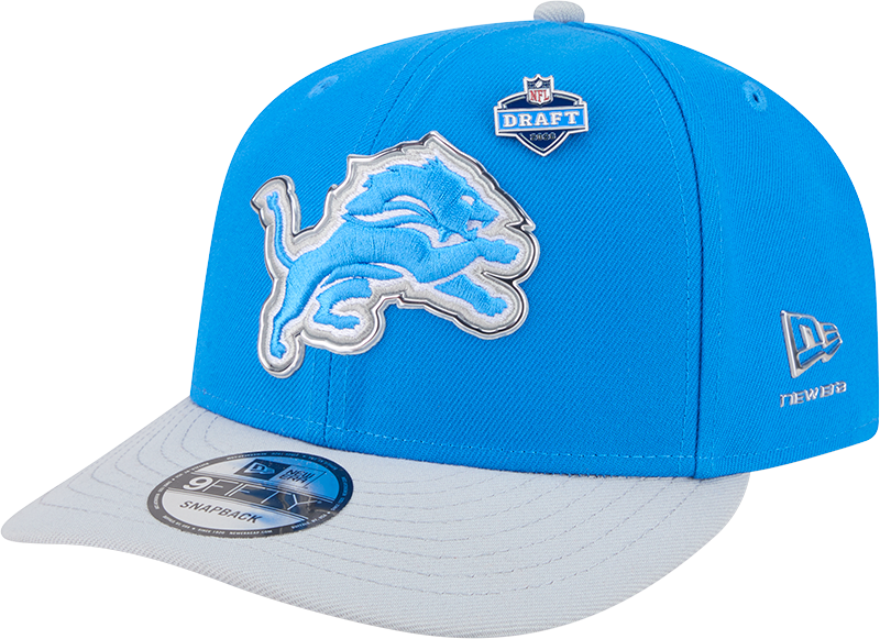 Detroit Lions New Era Blue 2026 NFL Draft 9FIFTY Snapback Adjustable Hat