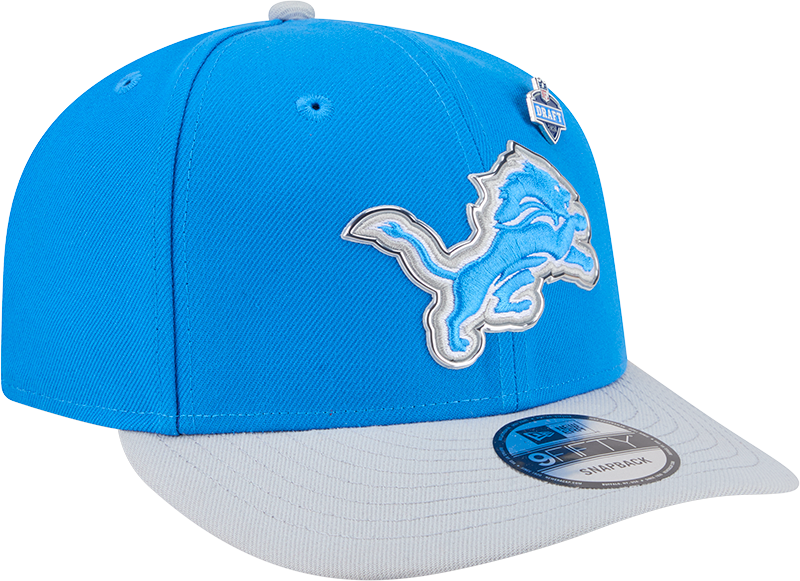 Detroit Lions New Era Blue 2026 NFL Draft 9FIFTY Snapback Adjustable Hat