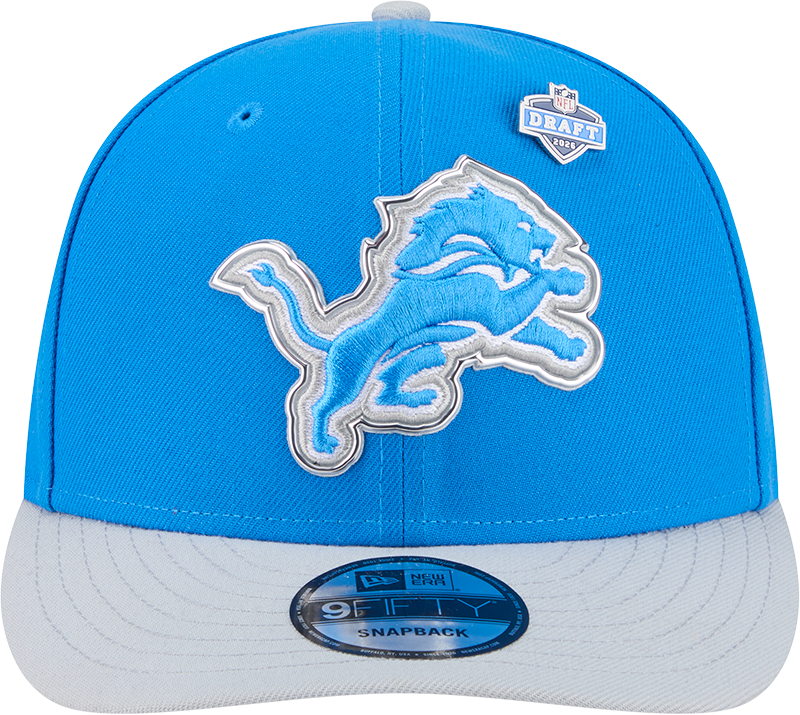 Detroit Lions New Era Blue 2026 NFL Draft 9FIFTY Snapback Adjustable Hat